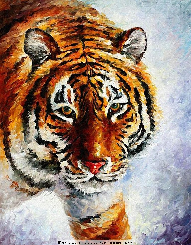 班级特色--绘画小老虎!