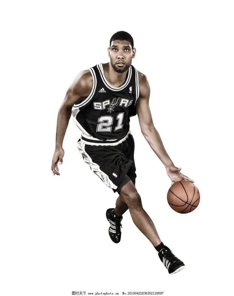 NBA马刺队蒂姆 邓肯图片,圣安东尼奥 阿迪达斯