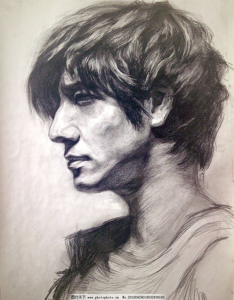 男 人物头像 素描图片_皮皮网 男 人物头像 素描图片