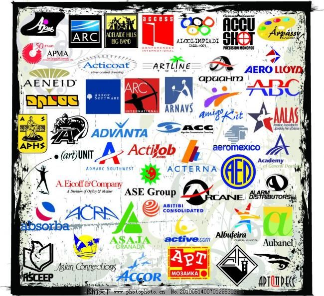 国外企业logo图片,标识标志图标 服饰图案 广告