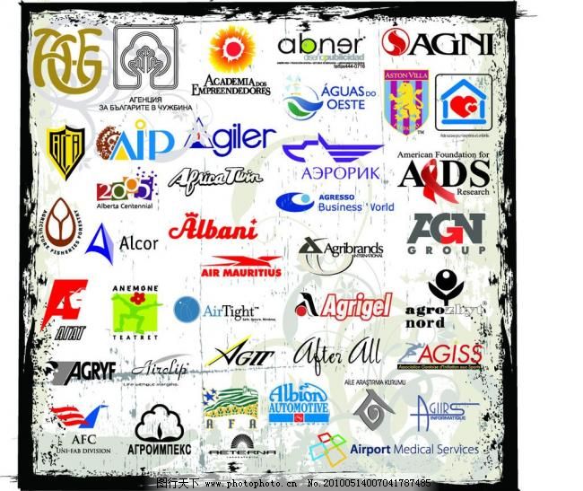 国外企业logo图片,标识标志图标 服饰图案 广告