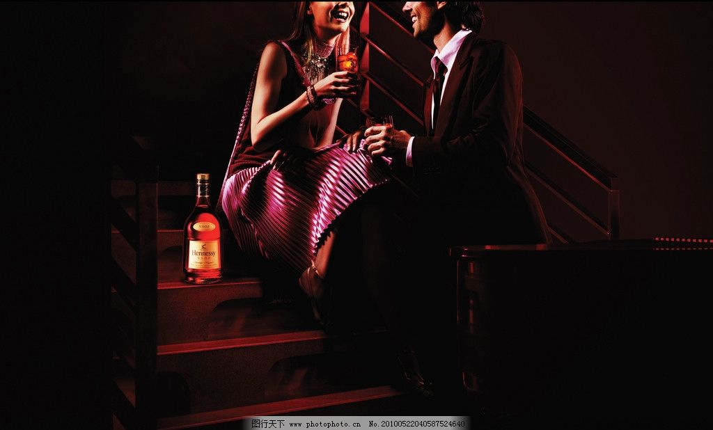 轩尼诗高像素大尺寸图片,洋酒 夜店 酒吧 夜总会