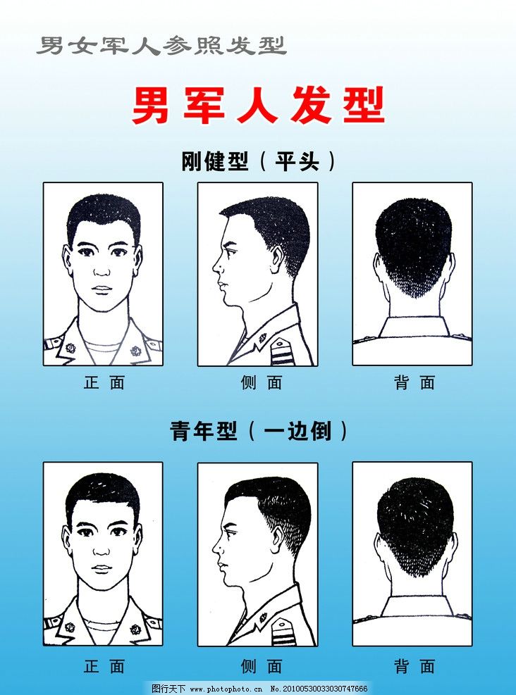 军人类发型部队男人头像psd分层部队源文素材唯美小a军人丸子头图片