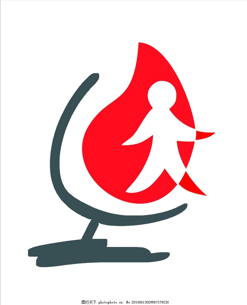 世界献血者日标志,献血日 世界献血者日标志矢量图-图行天下图库