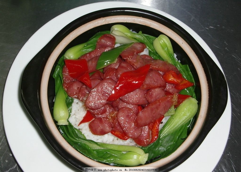 台湾香肠煲仔饭图片